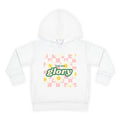 Toddler Hoodie — 'For His Glory' Floral Check Pullover