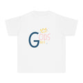 Youth Tee — "God's BFF" Crown Graphic Christian Kids Shirt