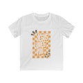 Kids Tee — "Jesus Loves You" Checkerboard Faith Shirt