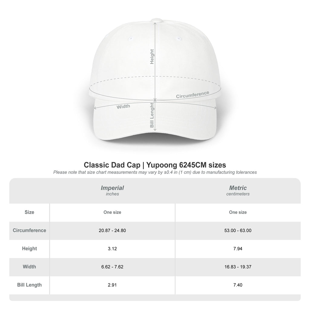 For His Glory Dad Cap – Embroidered Christian Baseball Hat