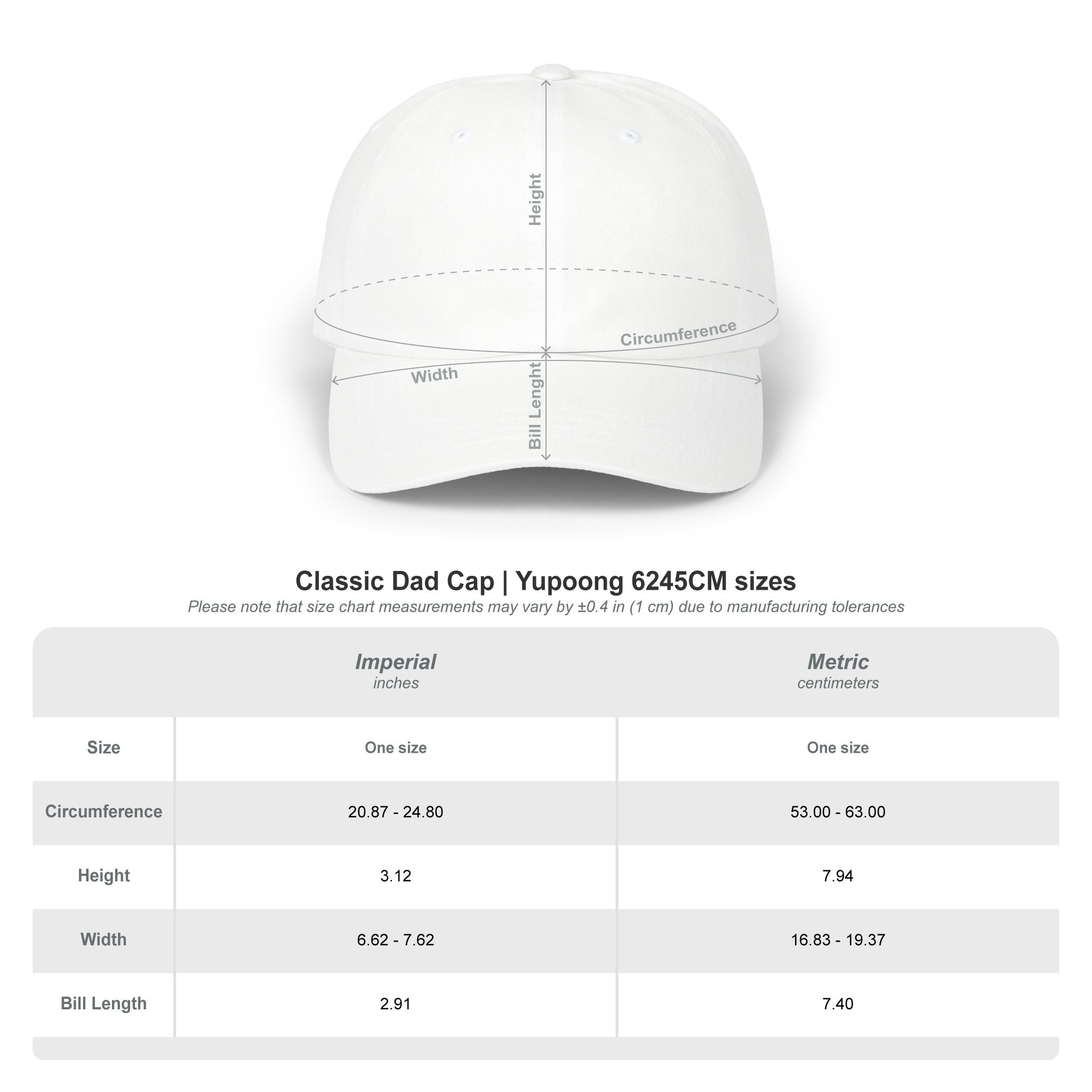 For His Glory Dad Cap – Embroidered Christian Baseball Hat