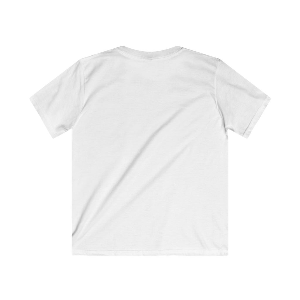 Kids Tee — "Jesus Loves You" Checkerboard Faith Shirt